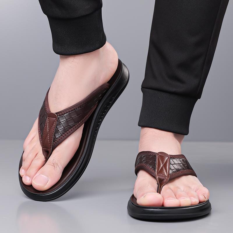 Fashion Outdoor Men Shoe Comfy Beach Flatws Soft Slides Summer Casual Shoe Quick Dry Male Half Drag Flip Flops Street Style Men Slippers