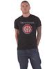 Dream Theater T-shirt Verweerd Rood Bandlogo Officieel Heren Nieuw Zwart