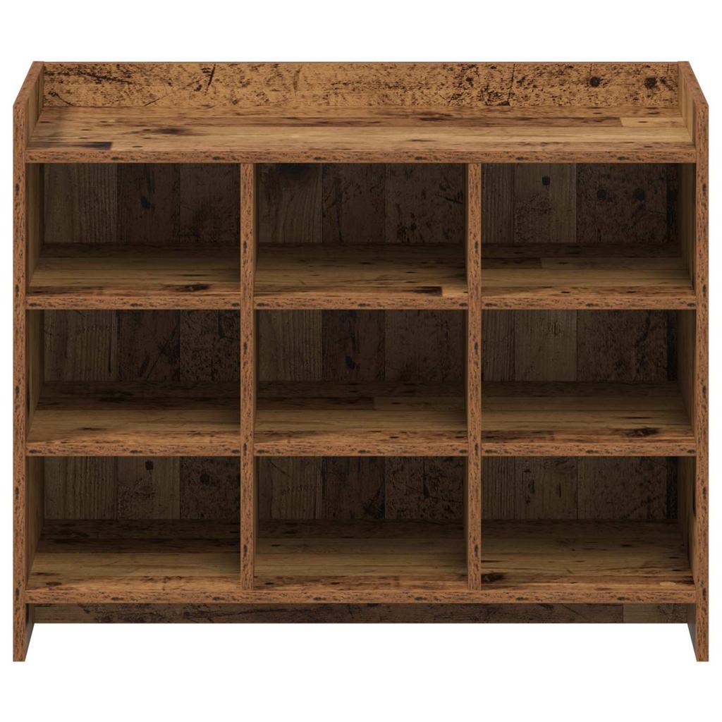 Shoe Cabinet Reclaimed Wood Look 85 x 39.5 x 70 cm Engineered Wood