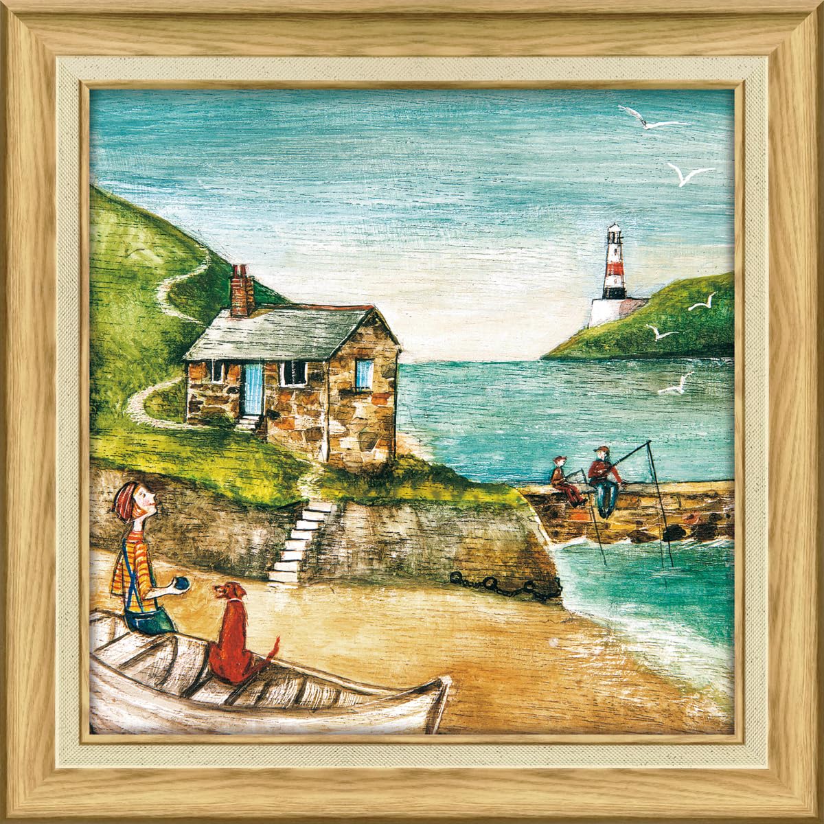 

Художественная рама Joe Lamb Gel Processed, размер U-Power Square/M Harbor Beacon