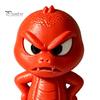 Small Animal Sculpture 3D Printed Snake Ornament, Cartoon Angry Little Figurine, Home Office Decoration Durable PLA Desktop for Desk Display