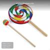 8Piece Kids Orff Percussion Drum Set, Lollipop Hand Drum, Early Education Toy 15.24cm