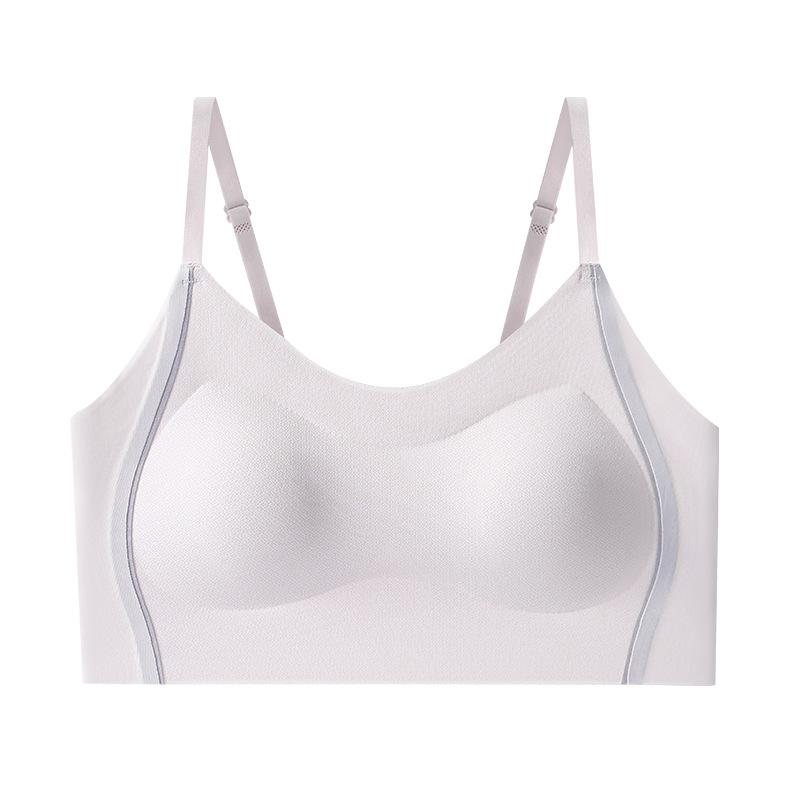 Herbal Encounter Student High School Student Skinny Shoulder Strap Junior High School Student Puberty Less Developmental Styling Bra