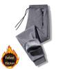Men's Loose-Fit Korean Style Casual Zipper Pocket Leggings for Autumn and Winter