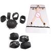 Couple  Bondage Kit Set Bed Restraint Sex Toy Handcuff Ankle Cuff Sets Adult Sex Game Strap Open Thigh Tool Eye Blinder Sets