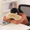 Soft Plush U-shaped Pillow Portable Neck Support Pillow Cute Travel Pillow  Long Flight