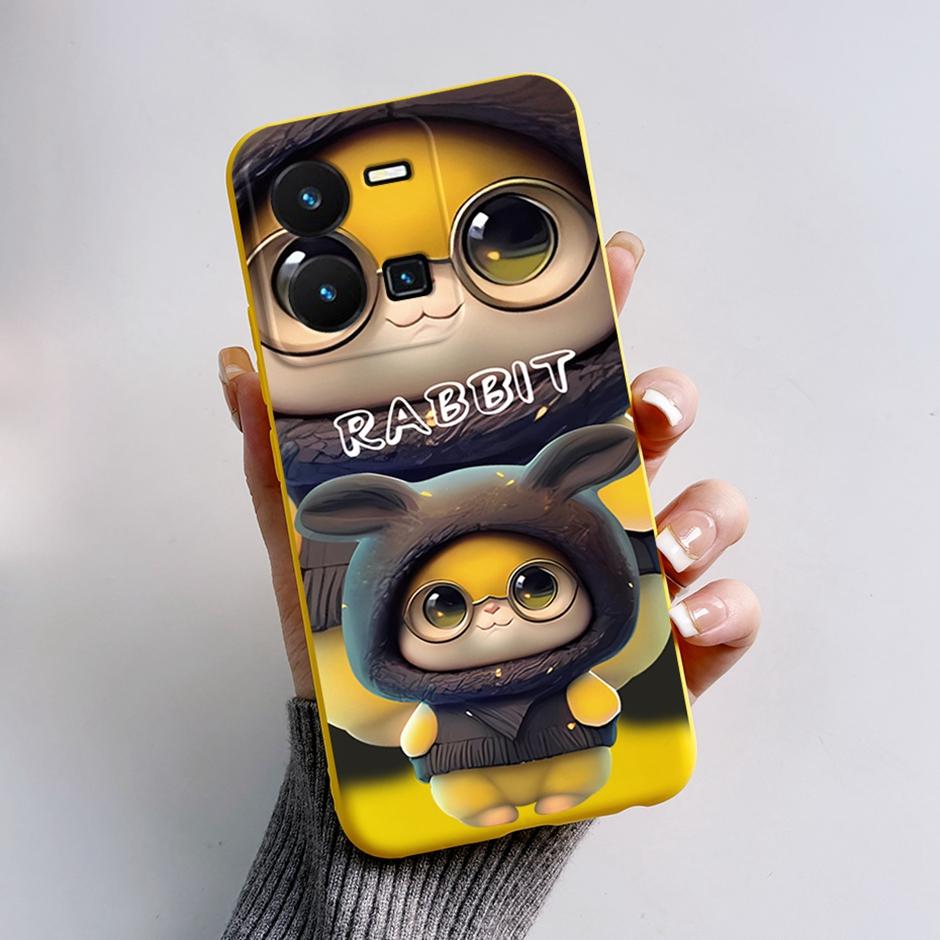 

For vivo Y35 4G Protective Case For vivo Y35 4G Fashion Cartoon Phone Cases For vivo Y35 4G Beautiful Painting Back Cover Coque vivo Y35 4G