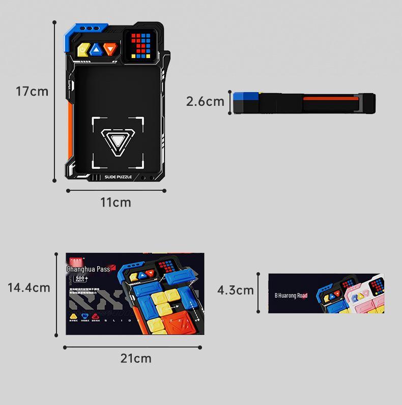 Smart Magnetic Huarong Road Puzzle Blocks for Kids (Ages 4-6) - Educational and Stress-Relief Toy