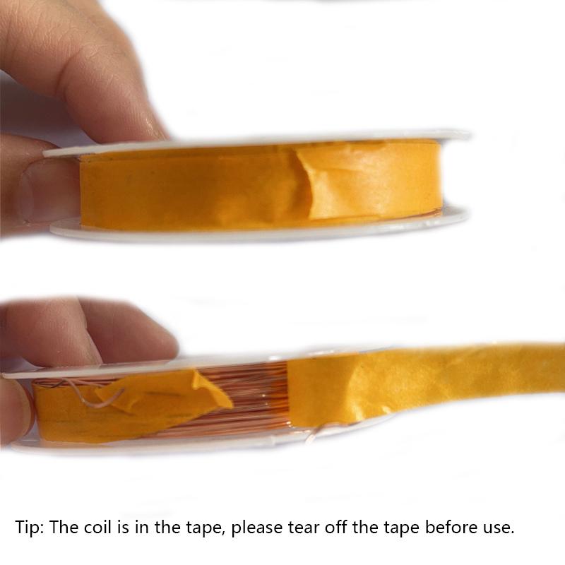 5/10M Copper Wire T2 Copper Coil Conductive Copper Wire, Superfine Copper Wire, Line Bare 0.1 0.15 0.2 0.3 0.4 0.5 1.0~3mm