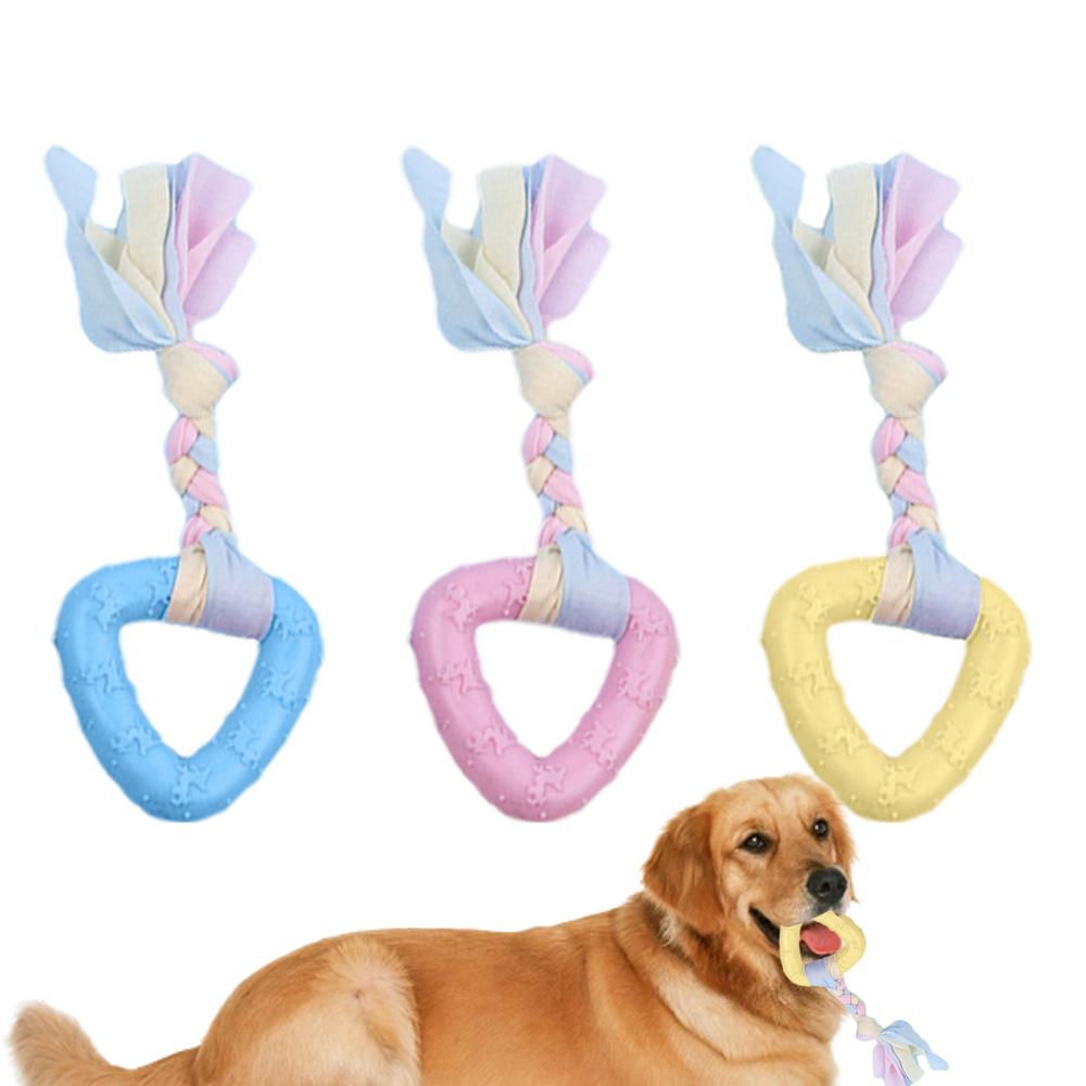 Puppy Chew Toy 3pcs Dog Chew Toys For Teething Interactive Puppy Teether Dog Teeth Cleaning Toy For Training And Cleaning Teeth