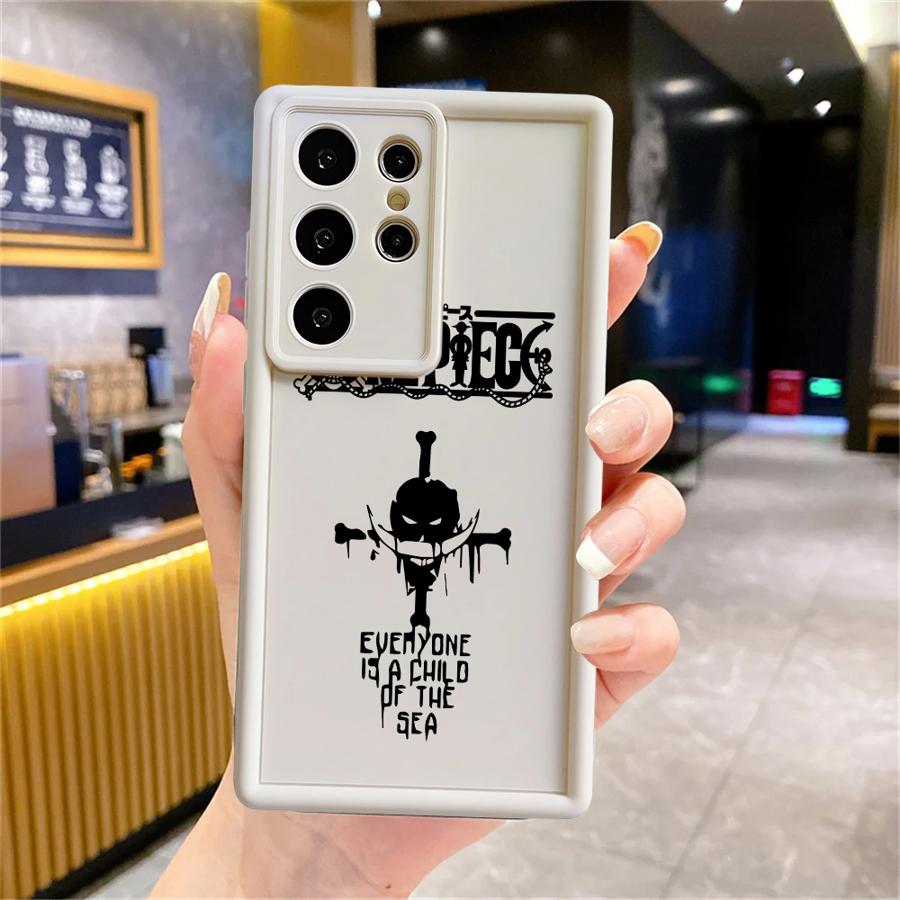 

Soft Cover Phone Case for Samsung Galaxy S22 S21 S25 Ultra S23 FE S25+ S24Ultra S24 Plus S20FE Pirate White Beard Logo Galaxy S22+ 5G