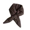 Padded Cross Feather Scarf Keep Warm Thermal Shawl Stylish Down Neck Scarf  Girl