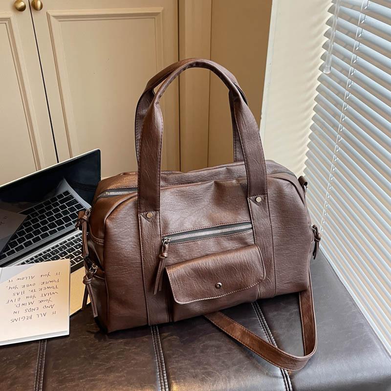 Fashion Large-capacity Tote Bag Women's 2026 Spring New Light Luxury Niche Retro Shoulder Messenger Bag