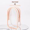 19cm Transparent Doll Stroller Bag - Fashionable, Waterproof PVC, Dustproof, Display Bag for Blind Box Dolls.