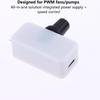 4 Pin 12V PWM Fan Controller With Type C USB Power Cable PWM Fan Speed Regulator Splitter Opposite-side Cable Entry/exit