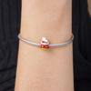 New copper Snowman Christmas House Gloves Charm Compatible With Authentic Bracelets Accessories Women Jewellery Christmas Gifts