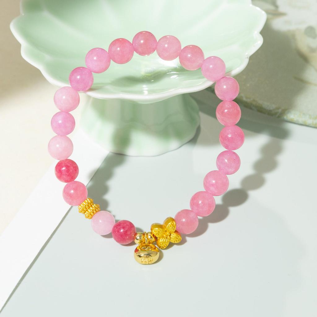 Elegant Crystal Stone Beaded Bracelet: Versatile DIY Jewelry In New Chinese Style for Women