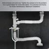 All-in-one Design Plumbing Tool Multi-size 360-degree Rotation Universal Faucet Wrench Tight Space Design