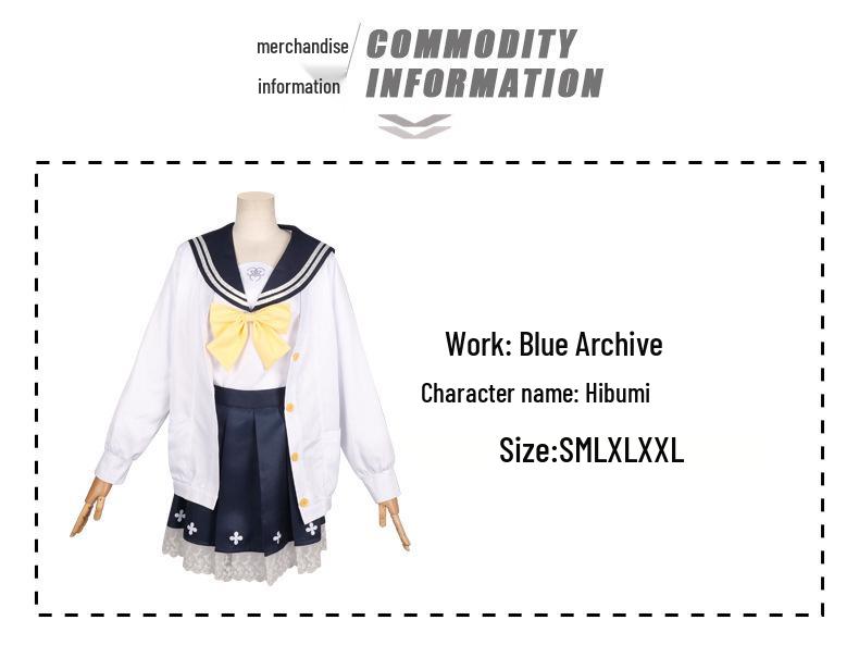 Blue Archive Anime Cosplay Costume Set for Men and Women - Role-Playing & Halloween
