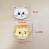 Japan Ceramic cartoon cat sauce dish Creative cute cat face shape condiment dish small plates Home kitchen supplies tableware