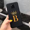 Letters Matte Case For Huawei Mate 20 Pro Cover For Huawei Mate20 20Pro LYA-L29 HMA-L29 Bumper Shockproof Funda Soft Silicone