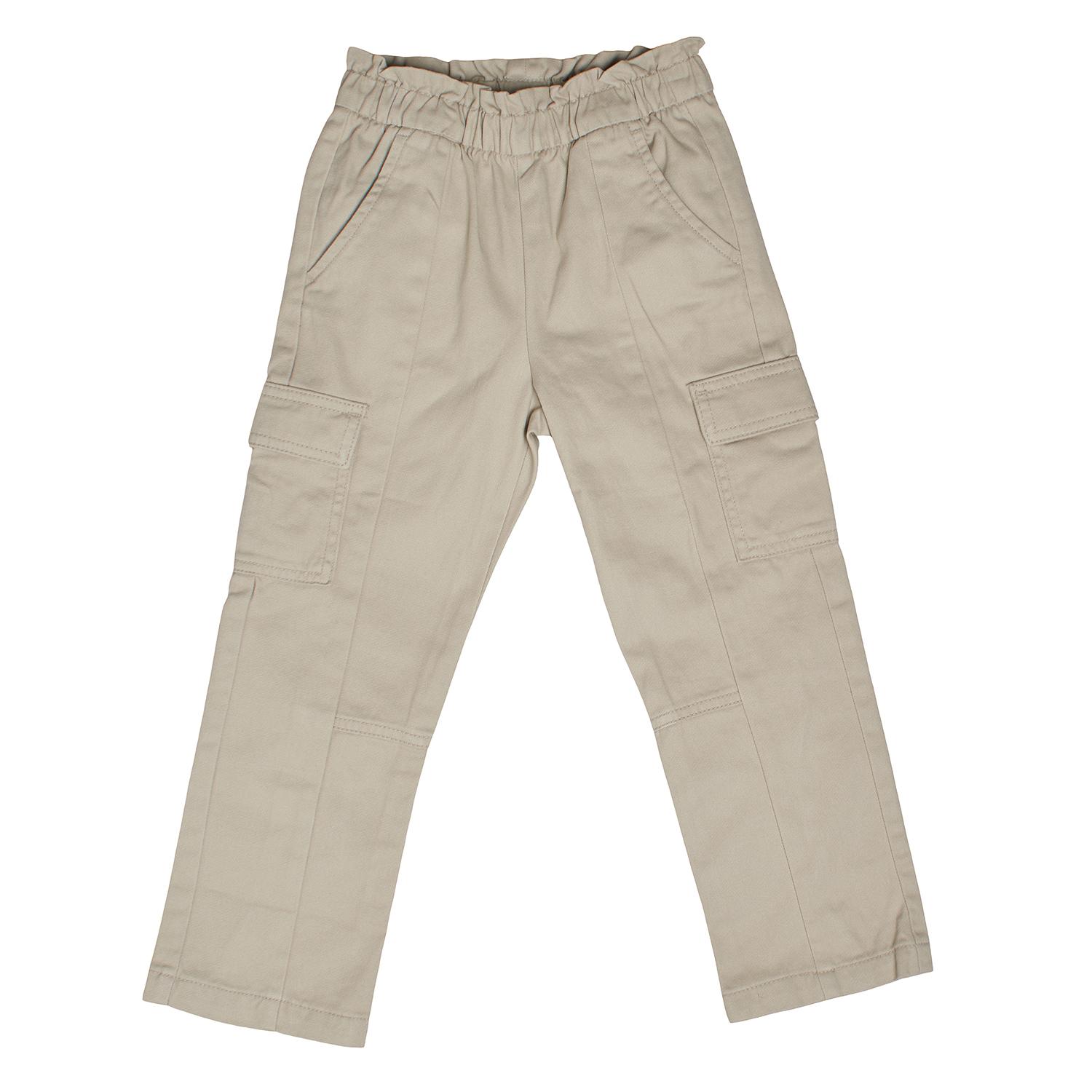 

Брюки карго с эластичной талией 741056 для девочки 18/24 MESES хаки