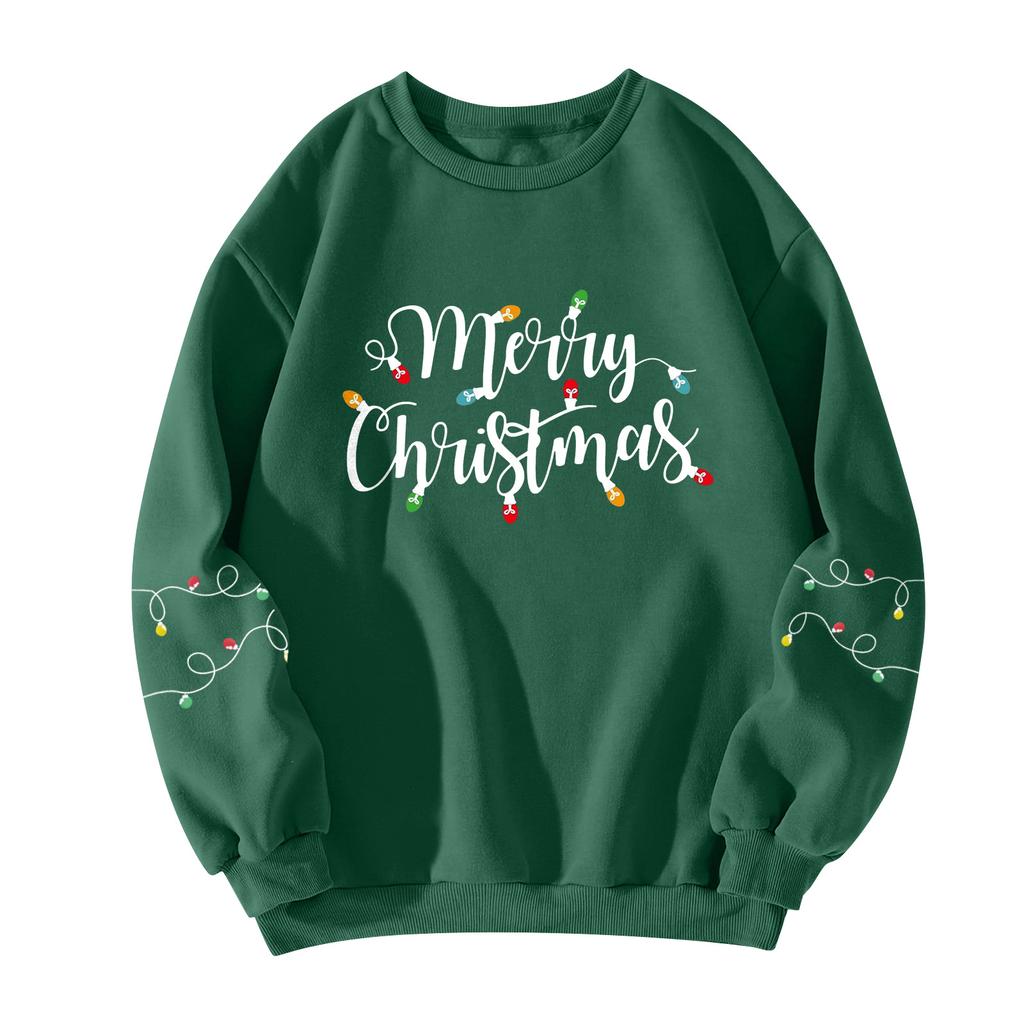 Women  Tops Women's Long Sleeve Sweatshirt Casual Crewneck Loose Fit Pollover Fleece Tops
