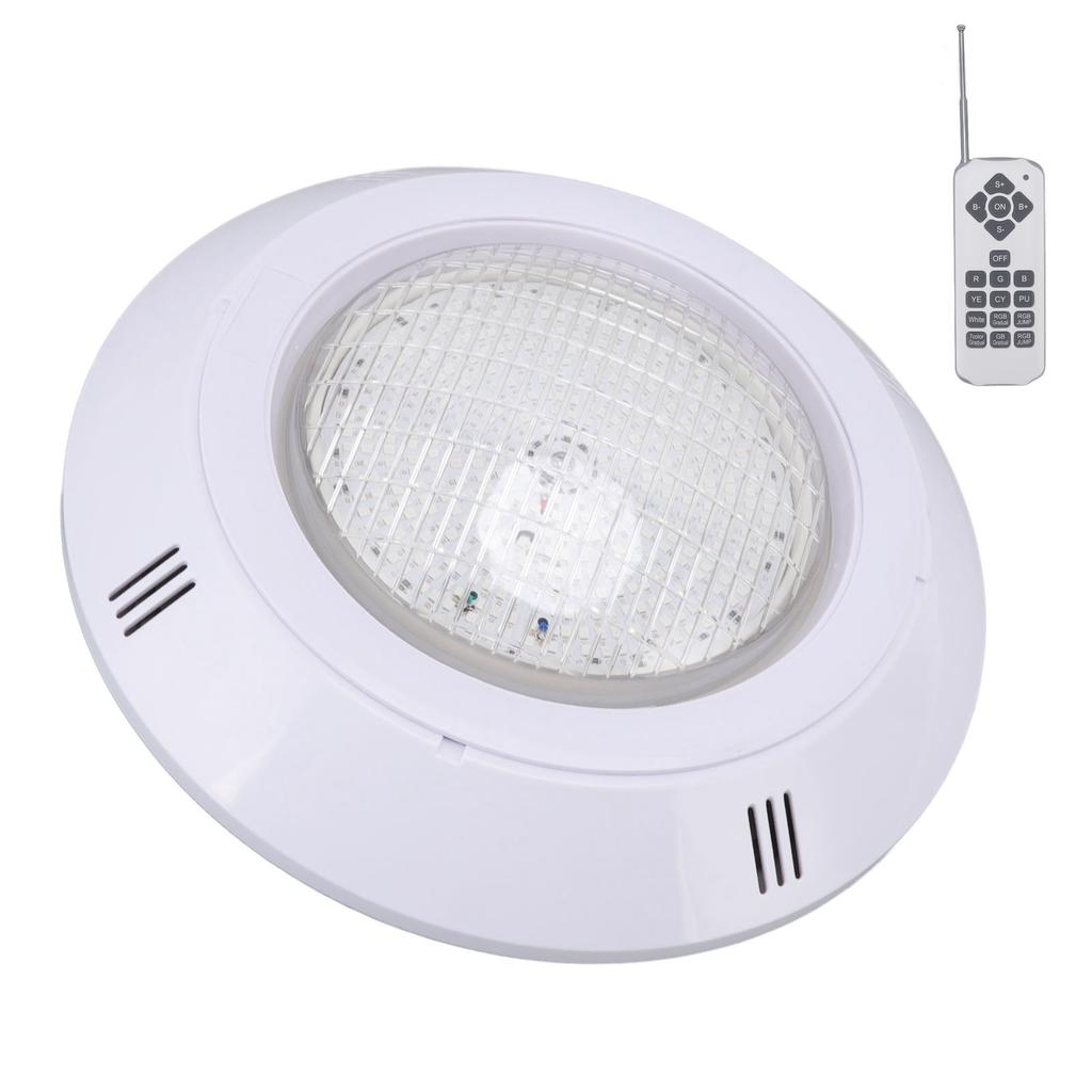 Pool LED Lights AC12V RGB Colorful IP68 Waterproof Remote Control High Transmittance Durable ABS