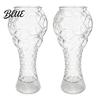 Large Capacity Beer Glass Soccer Trophy Glass 400/600ml Mug Heavy Duty Football Hercules Cup Mug Shaped Pint for Home Bar Gift Sports Fans
