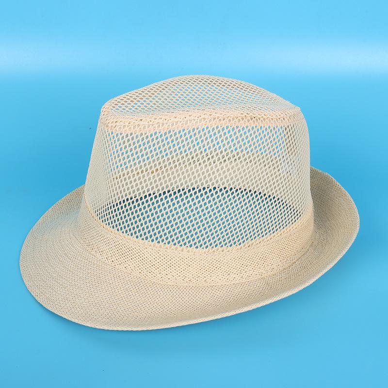 

Сетчатая шляпа с отверстиями, шляпа папы для пожилого мужчины, летняя дышащая шляпа от солнца, сетчатая шляпа-цилиндр, лето 60cm