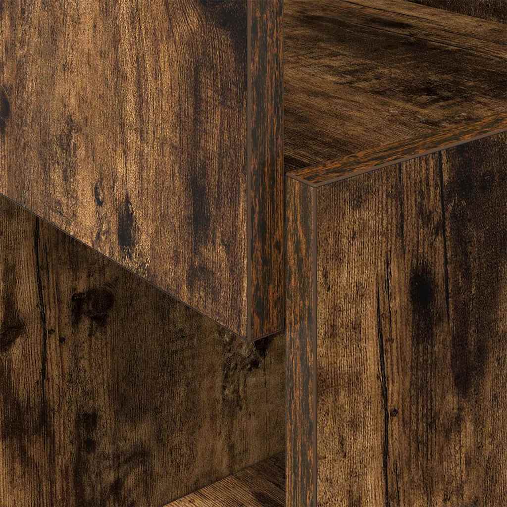 Corner Cabinet Smoked Oak 25.5 x 25 x 55 cm Particleboard