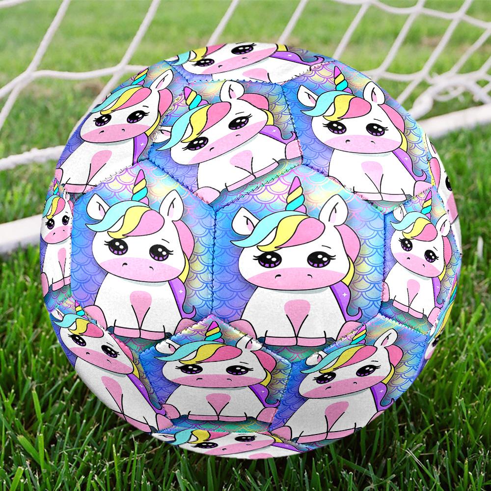 Uni-horse Indoor Soccer Ball Size 5 Colorful All Ages Machine Stitched PVC Competition Ready Durable High-Bounce