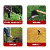Garden Hoe Garden Tool Hoe Manganese Steel Hoe for Gardening Weed Removal Machete Weed Remover Hand Tools Planting Vegetable