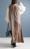 Gold Japan Plus Size Knit Long Size Beige Women's Center-Lined Dress, Dress, bro-0005, 3L,