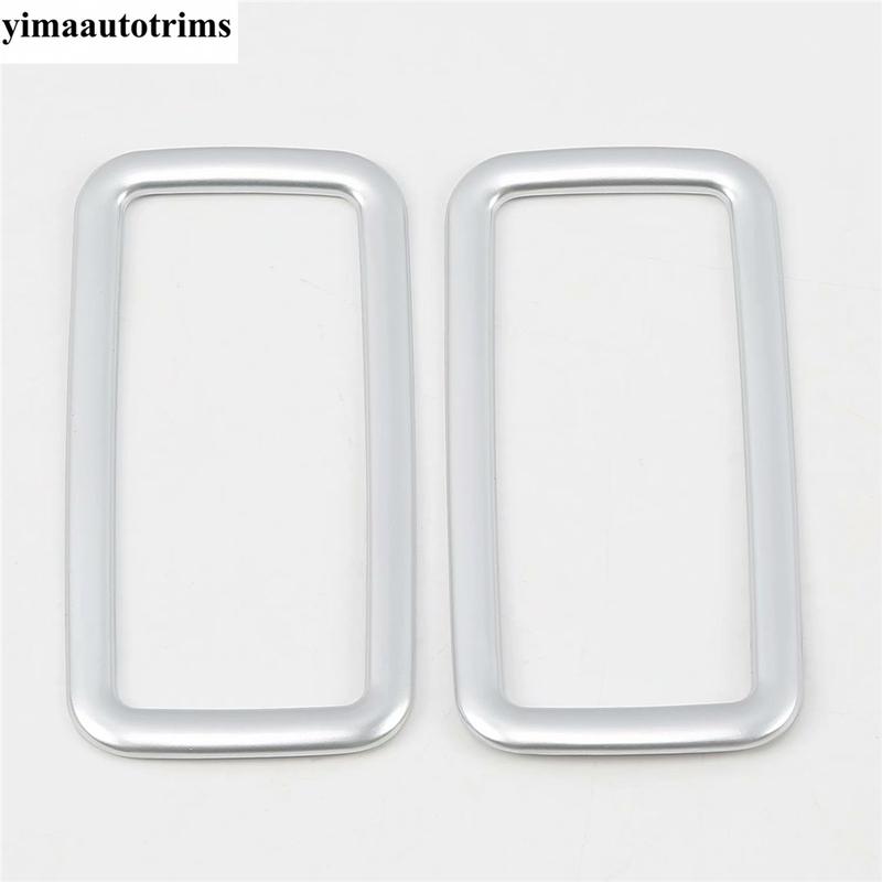 Roof Reading Lights Lamps Frame Cover Kit Trim For Volkswagen T-Roc T Roc 2018 - 2025 ABS / Stainless Steel Interior Accessories