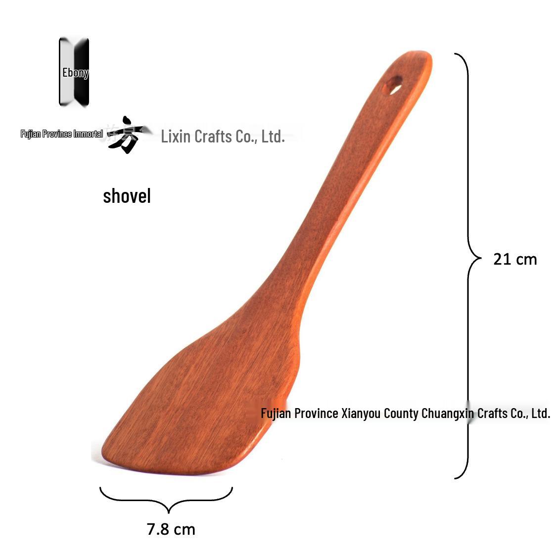 

Wenge Wood Long Handle Spatula and Ladle for Non-Stick Pans and Rice Cookers