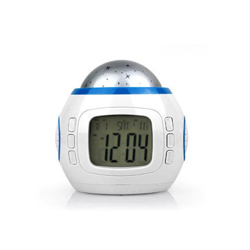 

Фэнтези Музыка Полный Звезд Проекция Цифровой Будильник Детский Сон Будильник Ночной Красочный Свет Декор Комнаты Домашний Декор