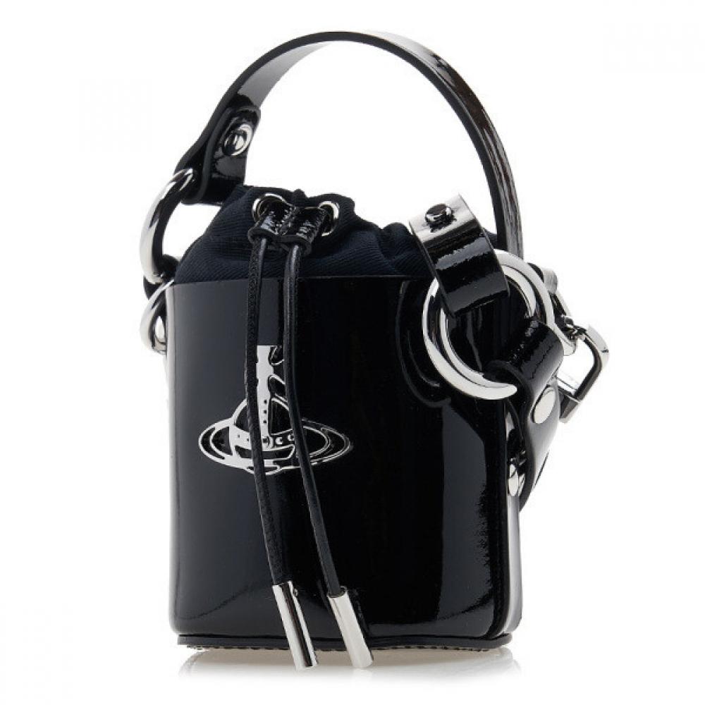 Vivienne WeStwood Damen S Glänzende Eimer Tasche Mini 5202006cu L001o N403