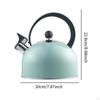 Whistling Kettle Stainless Steel 2.5 L Coffee Tea Portable Loud Whistle Water Boiler for