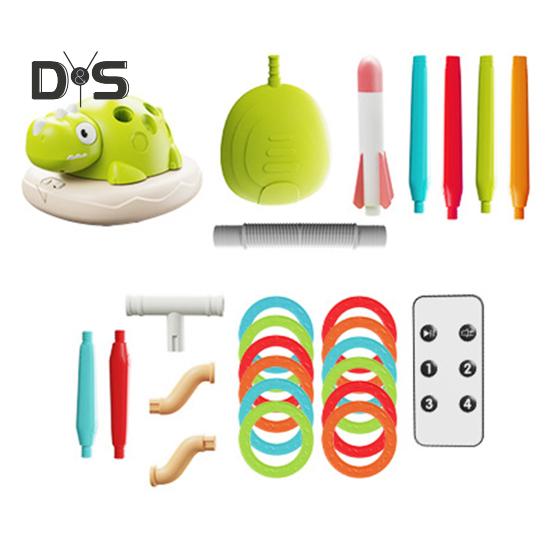 

3 в 1 музыкальная игрушка-прыгун, игра с метанием колец, топающая ракетница для детей, спортивная игрушка для занятий спортом в помещении и на открытом воздухе с дистанционным управлением для девочек и мальчиков в возрасте от 4 до 8 лет A