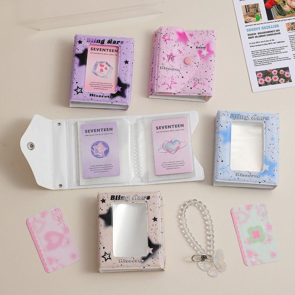 

Splash-ink Star Binder Album Ins Cards Collections Book 3 Inch Splash-ink Photo Album Desktop