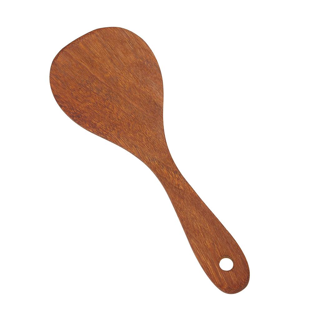 Wooden Kitchen Tools Nonstick pan Meat Rice Spatula Cooking Shovel Mixing Spoon Soup Scoop Ladle