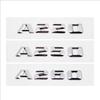 AAZD1 3D ABS Black Chrome Car Letters For A35 A45 A160 A180 A200 A220 A250 Emblem Logo Badge Rear Trunk Sticker Accessories