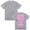 Fashion Hipster Mens Tshrits Singer TINI Futttura Casual Gothic Tops Unisex Double Sided Print Aesthetic Crewneck Short Sleeves