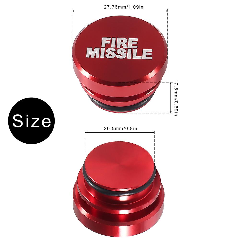 Zigarettenanzünder-Stecker, Aluminiumlegierung, Auto-Innenraum, Rot