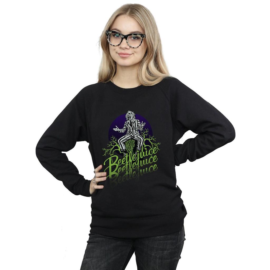 Beetlejuice Damen/Damen Faded Pose Sweatshirt
