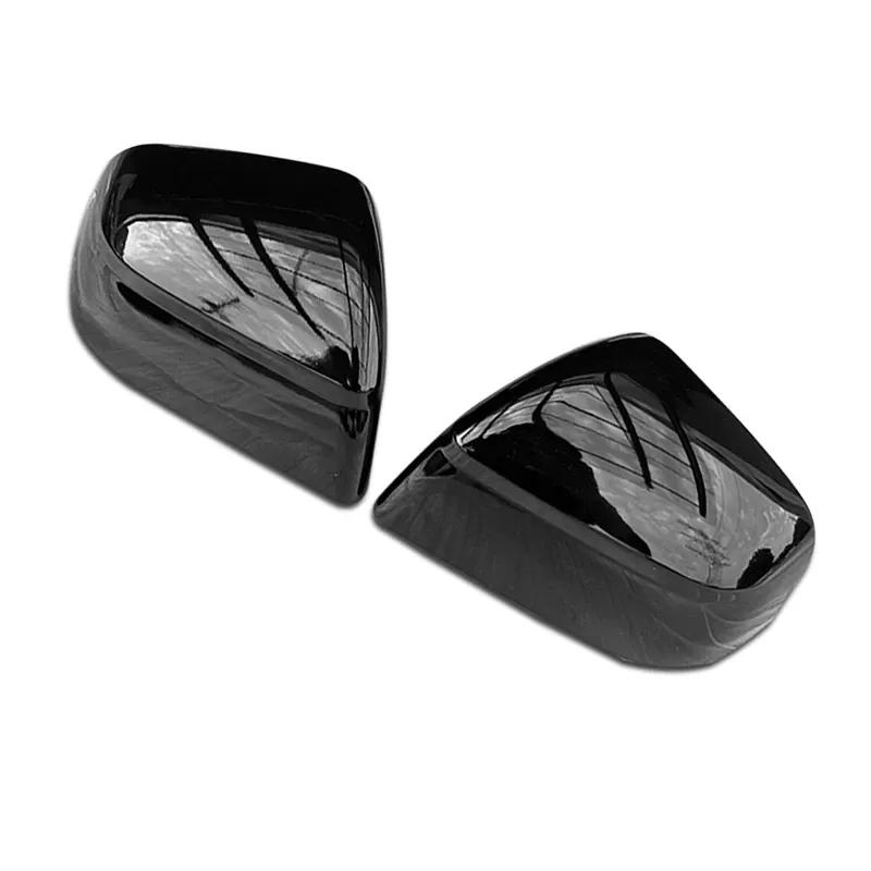 Für Tesla Model Y Juniper Launch 2025 Autoaufkleber Seiten Türspiegelabdeckung Auto Außen ABS Seiten Rückspiegelabdeckung Kohlefaser