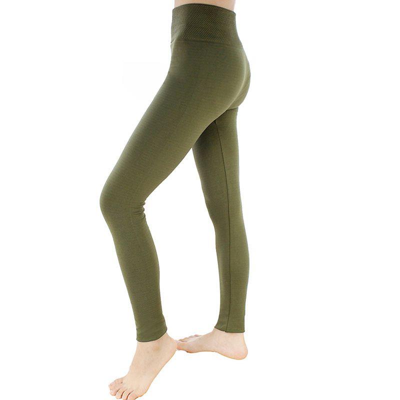Fleece Lined Leggings For Women Winter Thermal Full Length High Waisted Supportive Pants