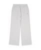 Women'S Wide Fit Fleece-Lined Sweatpants Light Grey Melange