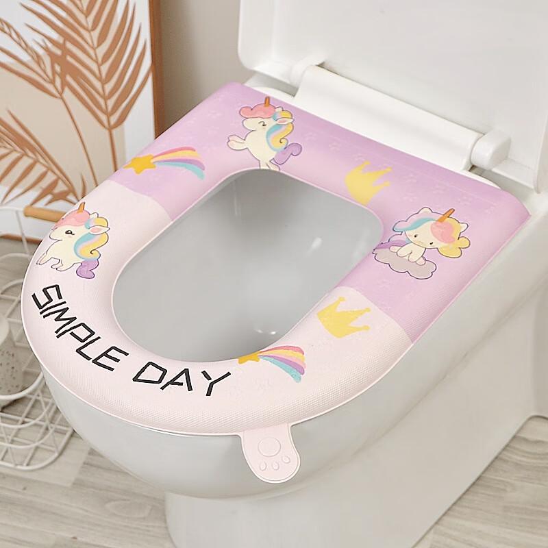 JINGRUIXIANG Printed EVA Waterproof Toilet Seat Cushion